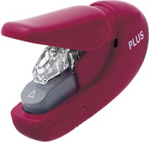 Inbindn Plus nietloze nietmachine, wijnrood bij VindiQ Office