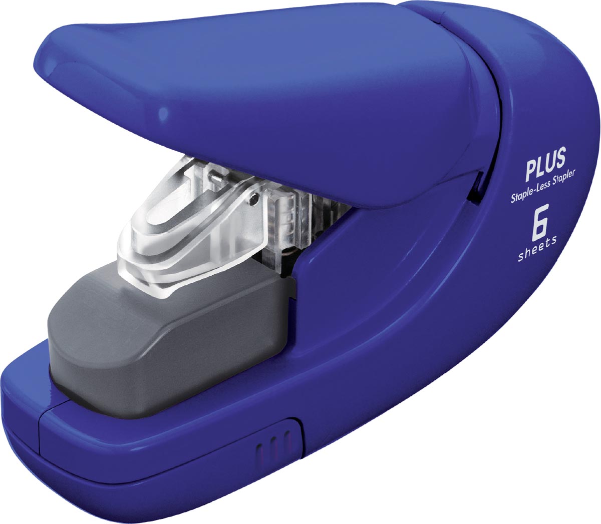 Plus nietloze nietmachine, blauw afbeelding