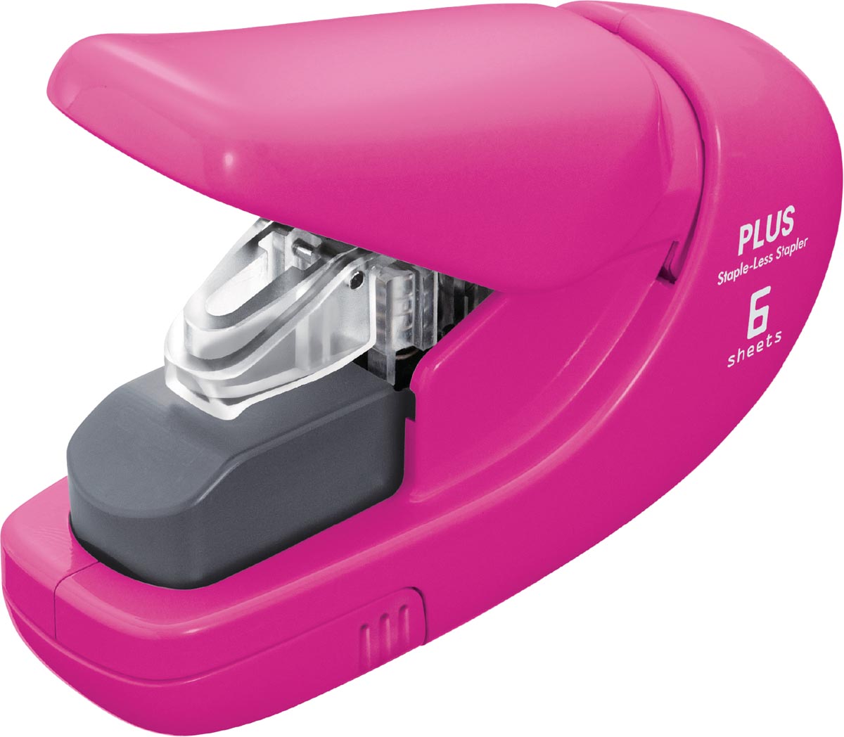 Plus nietloze nietmachine, roze afbeelding
