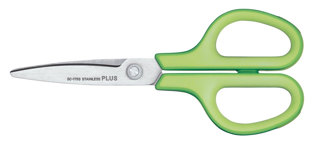 Plus FitCut Curve SMART schaar, 17,5 cm, groen, op blister Plus FitCut Curve SMART schaar, 17,5 cm, groen, op blister
