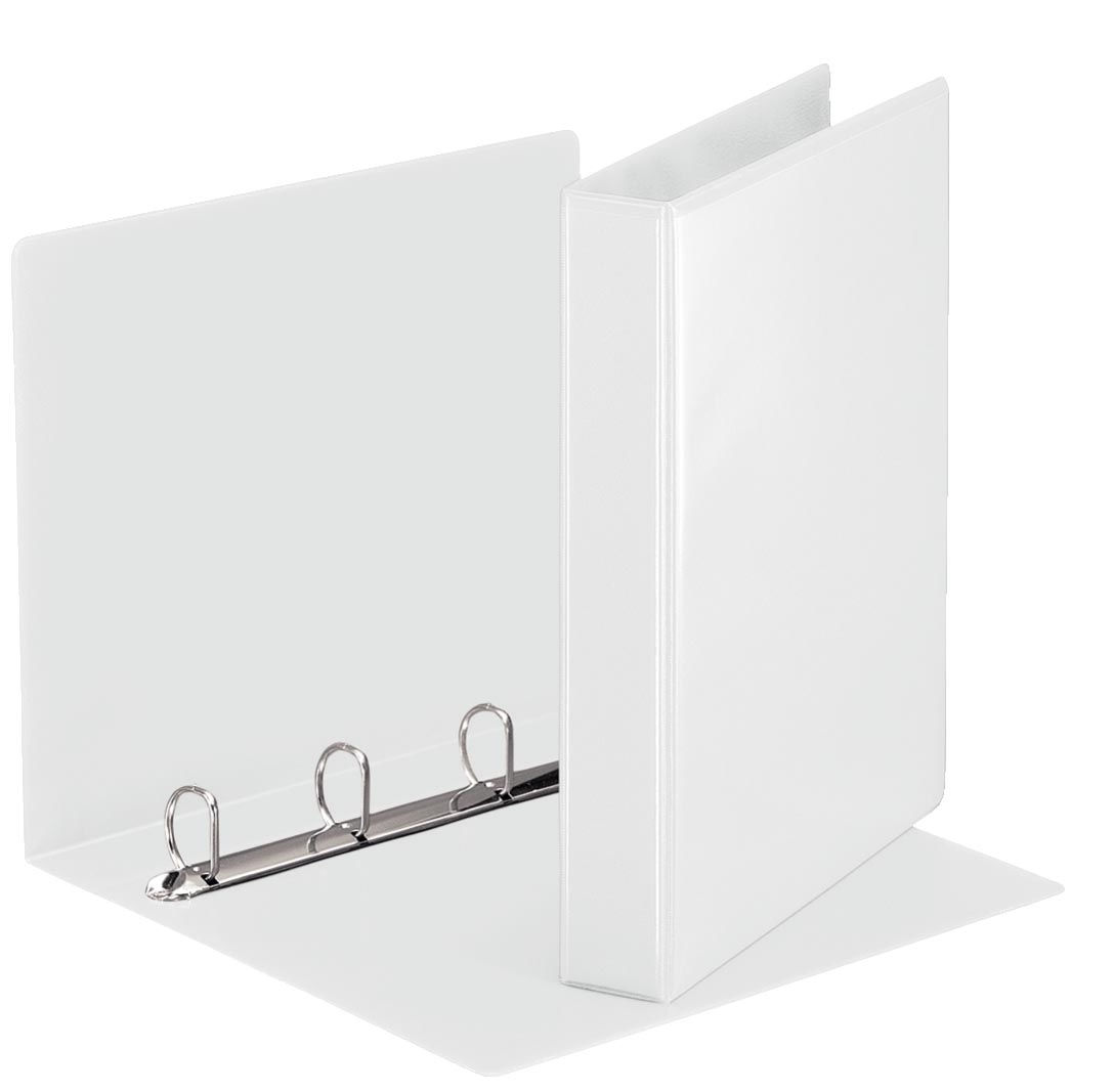 Esselte personaliseerbare ringmap, rug van 5,1 cm, 4 D-ringen van 30 mm, voor ft A4, wit afbeelding