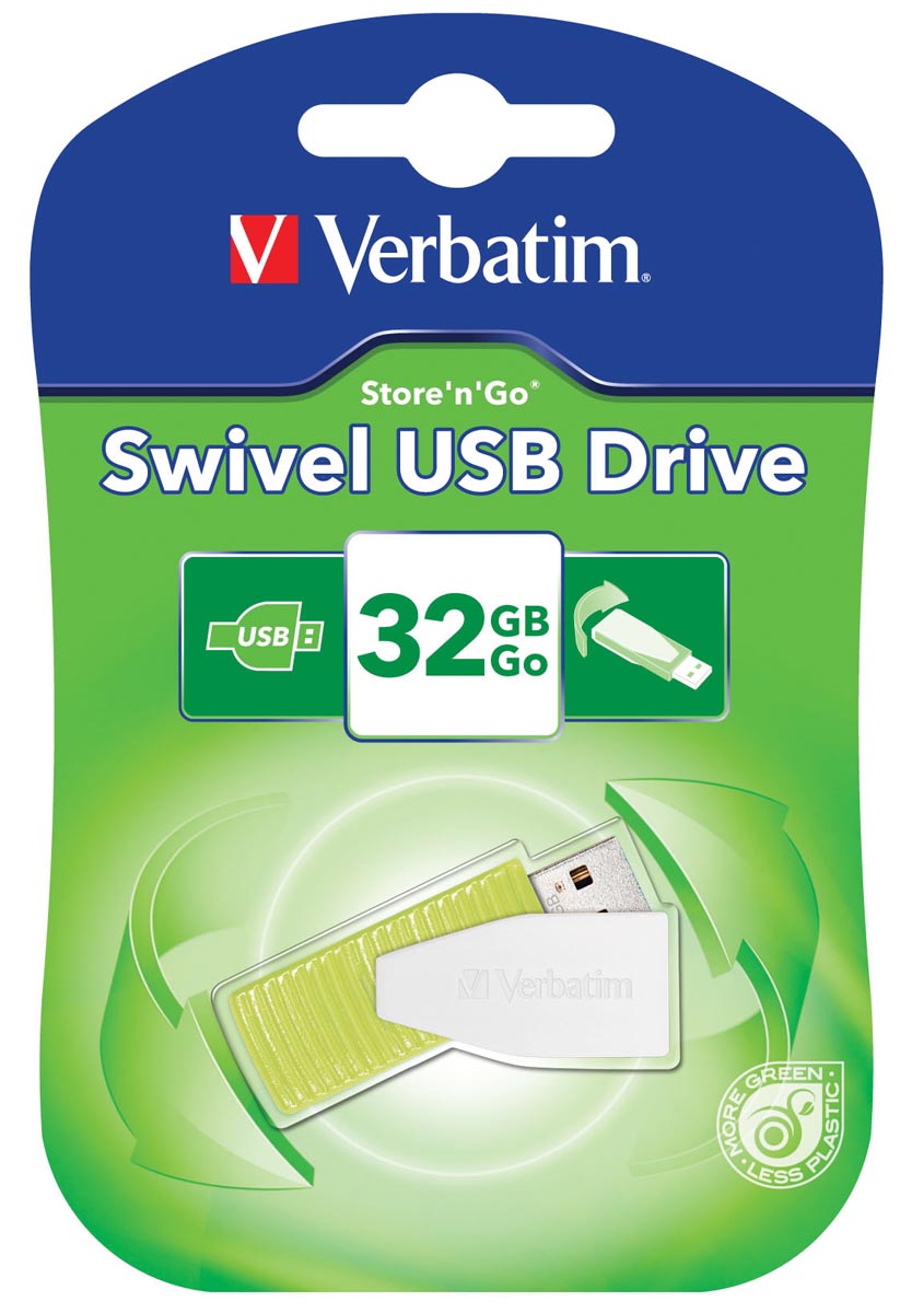 Verbatim Swivel Usb 20 Stick 32 Gb Groen huismerk kopen in de aanbieding Verbatim Swivel Usb 20 Stick 32 Gb Groen huismerk kopen in de aanbieding