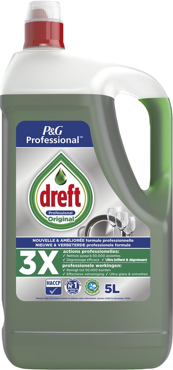 Dreft Professional Original handafwasmiddel, fles van 5 l afbeelding