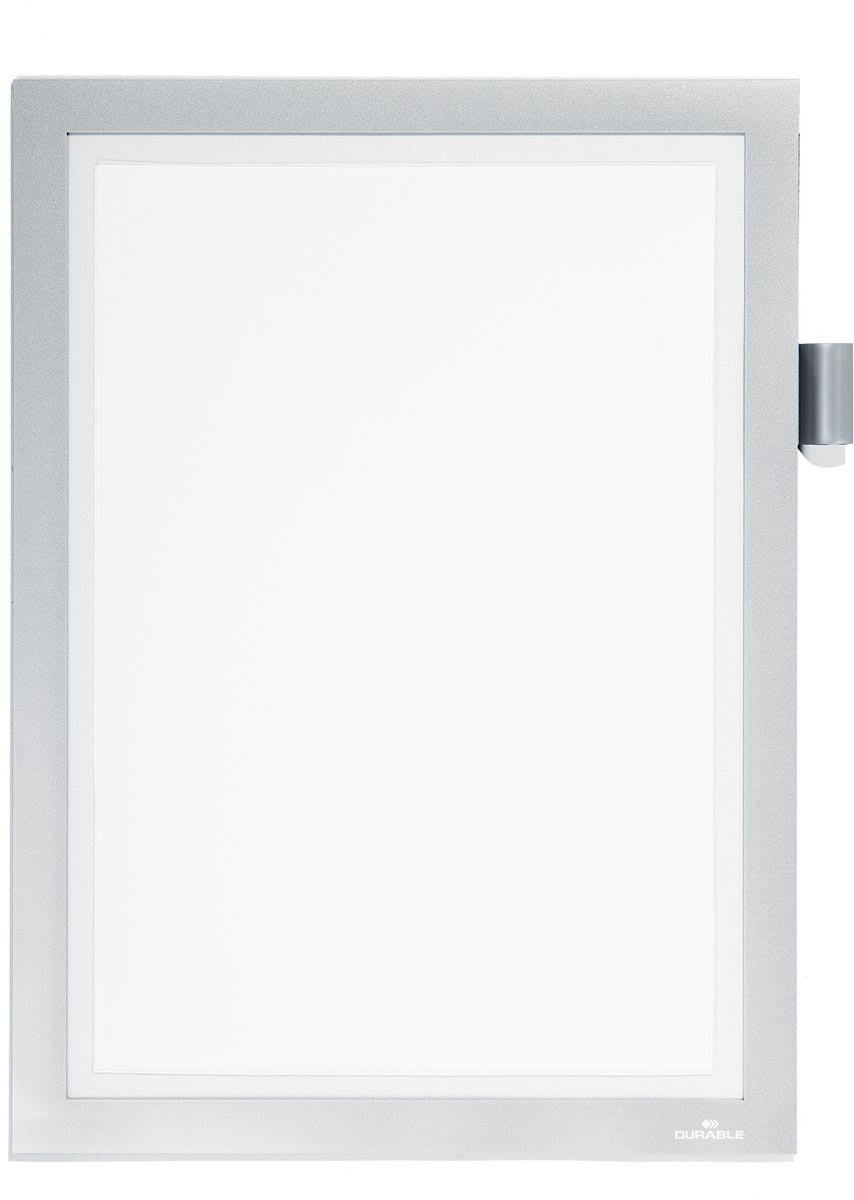 Durable duraframe magnetisch kader Note A4, zilver afbeelding
