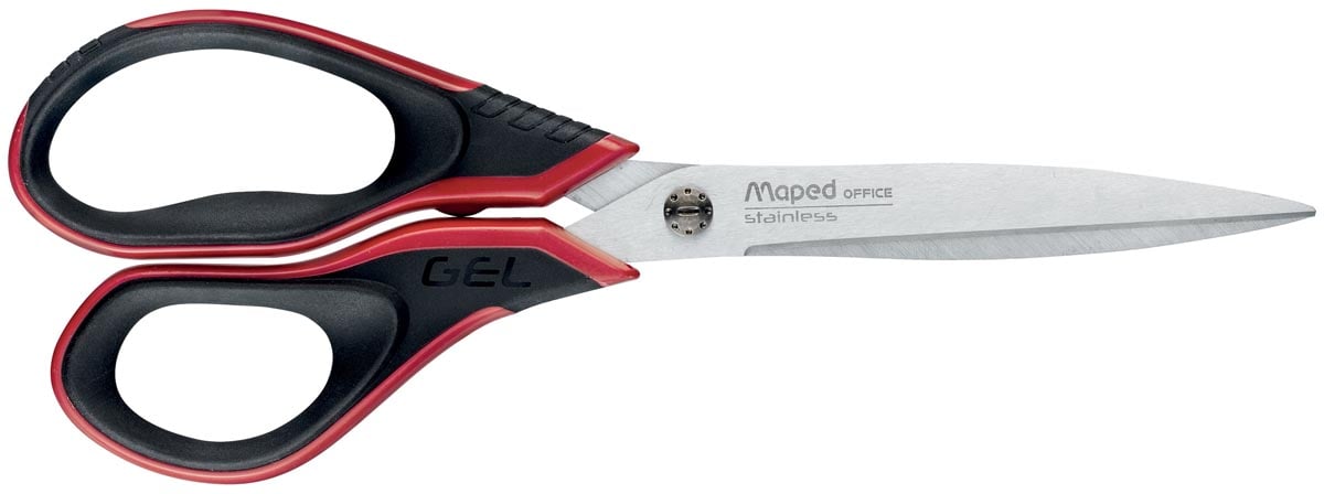 Maped schaar Advenced Gel 21 cm zwart en rood afbeelding