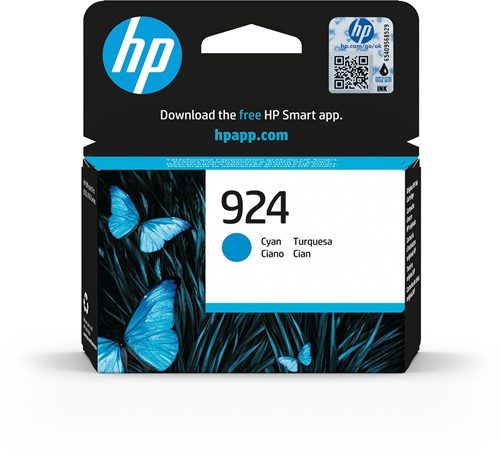 HP inktcartridge 924, 400 pagina's, OEM 4K0U3NE, cyaan