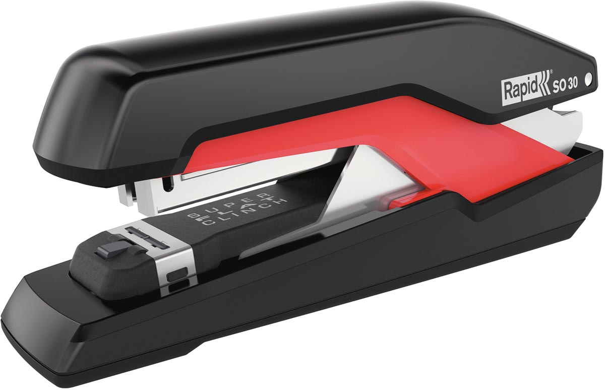Rapid nietmachine Supreme S30, zwart/rood