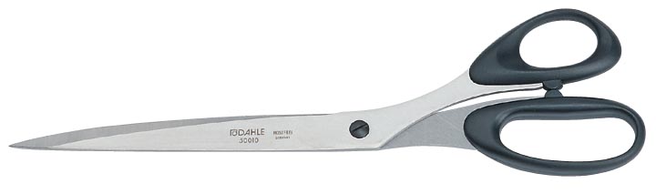 Dahle schaar Professional, ft 28 cm, rechts, scherpe punt, RVS, zwart, blister van 1 stuk
