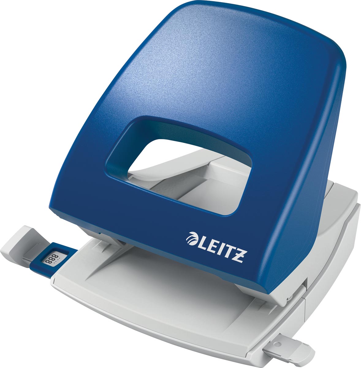 Leitz perforator 5005 blauw afbeelding