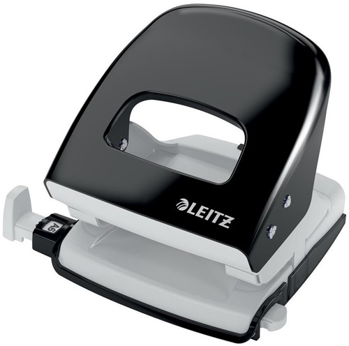 Leitz Nexxt perforator, 30 blad, zwart, op blister