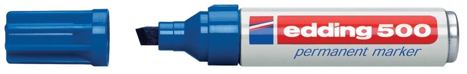 Edding permanente marker e-500 blauw