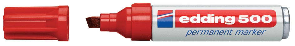Edding permanente marker e-500 rood afbeelding