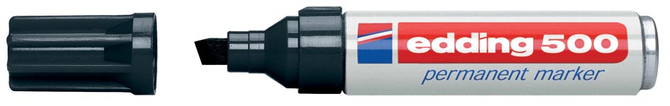 Edding permanente marker e-500 zwart afbeelding