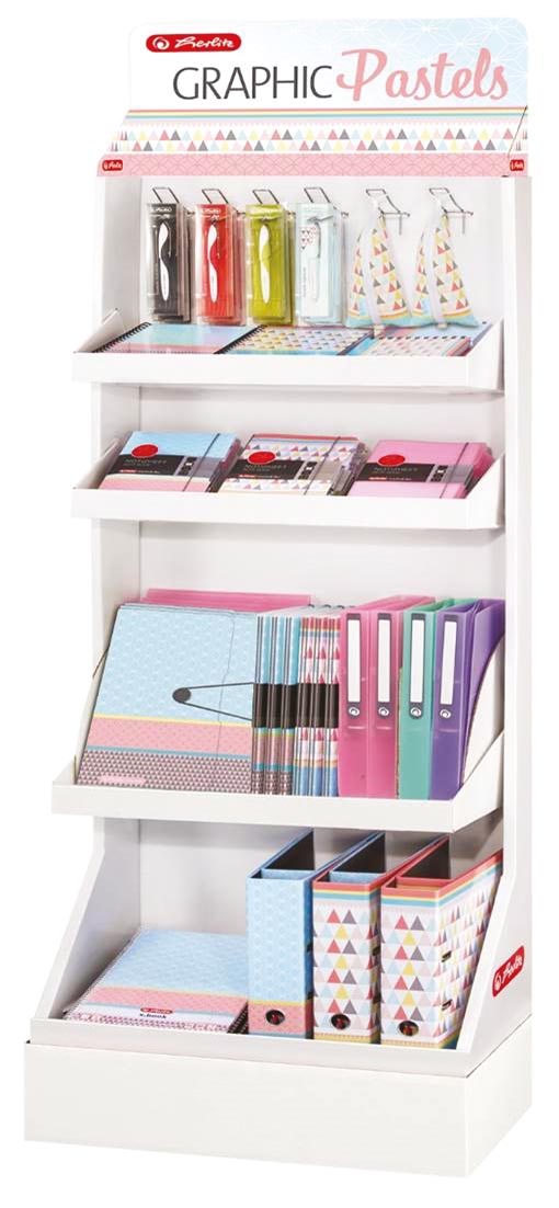 Pelikan Graphic Pastels display, assortiment met 95 stuks