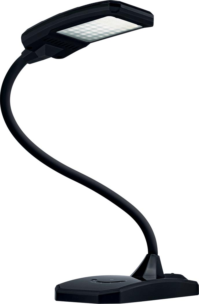 Hansa bureaulamp Twist, LED-lamp, zwart