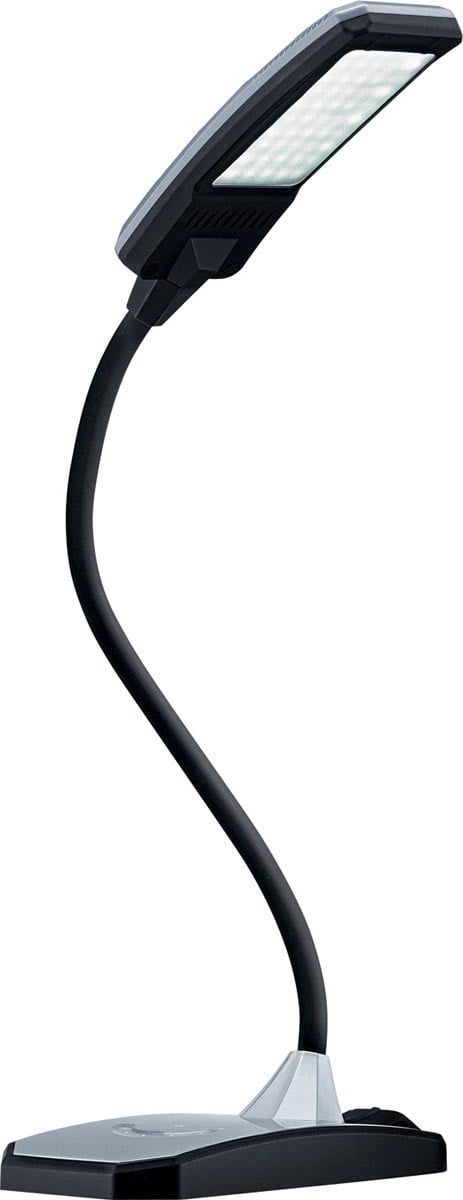 Hansa bureaulamp Twist, LED-lamp, zilver Hansa bureaulamp Twist, LED-lamp, zilver