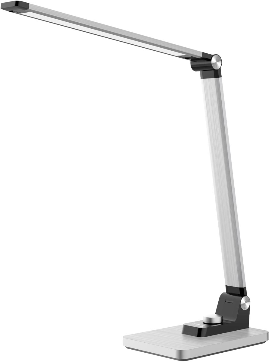 Hansa bureaulamp Breeze, LED, zilver afbeelding
