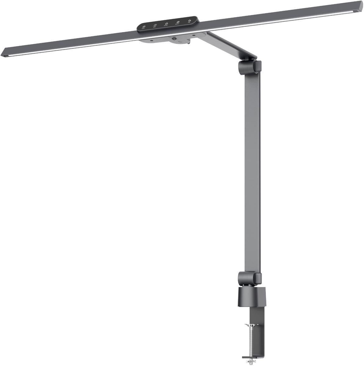 Hansa bureaulamp Flow LED-lamp grijs