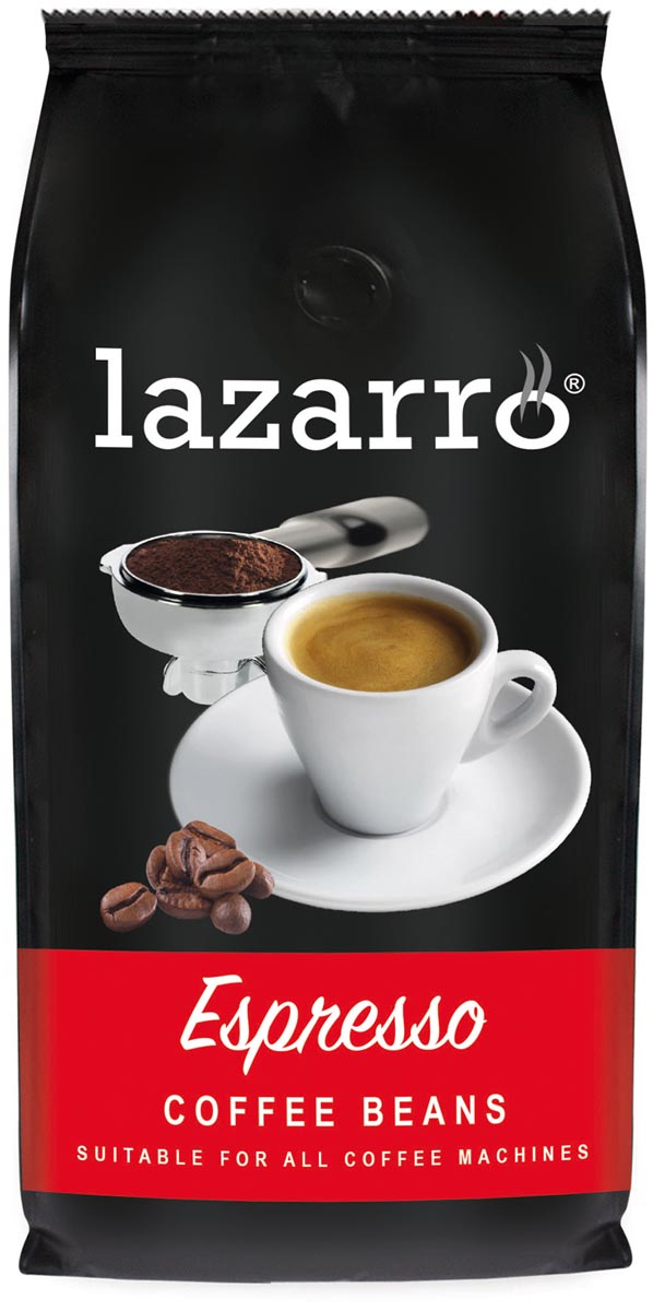Lazarro Espresso koffiebonen, pak van 1 kg Lazarro Espresso koffiebonen, pak van 1 kg