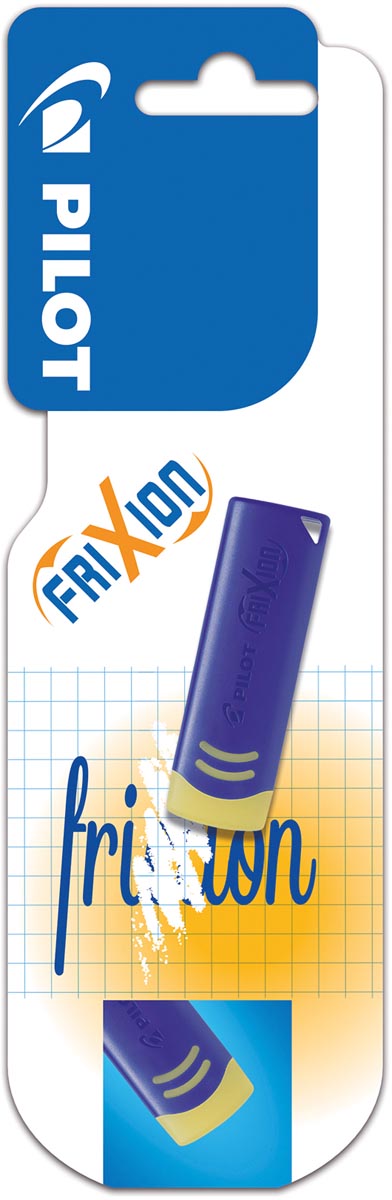Pilot Frixion gum, blauw, blister van 1 stuk
