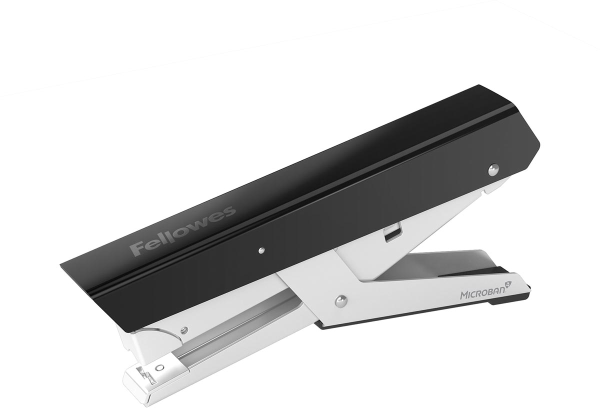 Fellowes niettang LX890 met Microban, full strip, 40 blad, zwart Fellowes niettang LX890 met Microban, full strip, 40 blad, zwart