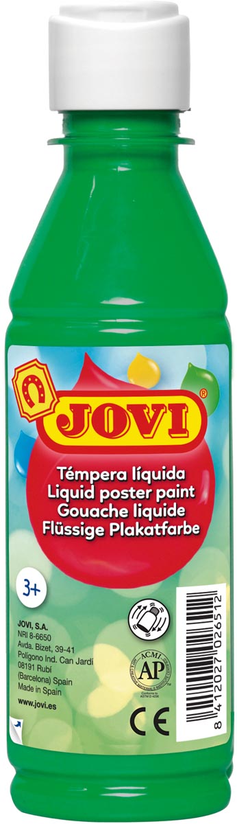 Jovi plakkaatverf, fles van 250 ml, lichtgroen