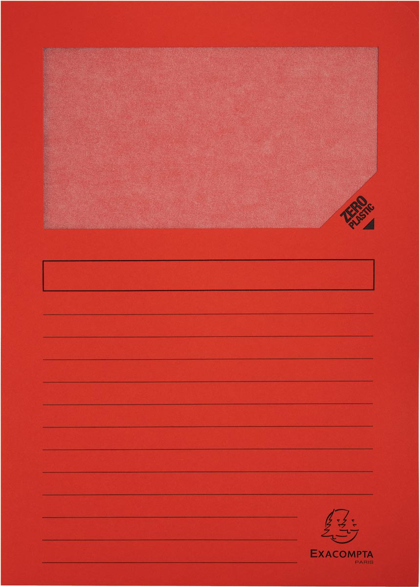 Exacompta L-map Forever, voor ft A4, pak van 25 stuks, rood afbeelding