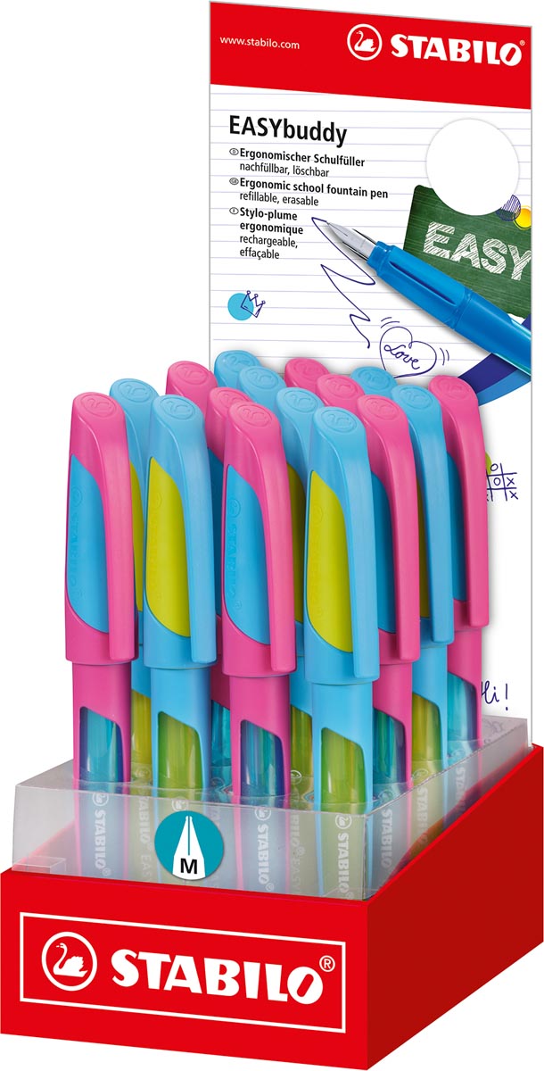 STABILO EASYbuddy vulpen, display van 16 stuks