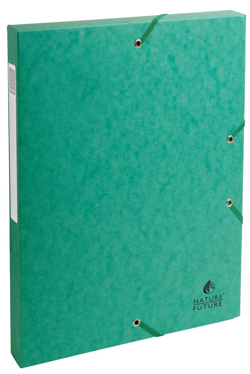Exacompta elastobox Exabox groen, rug van 2,5 cm afbeelding
