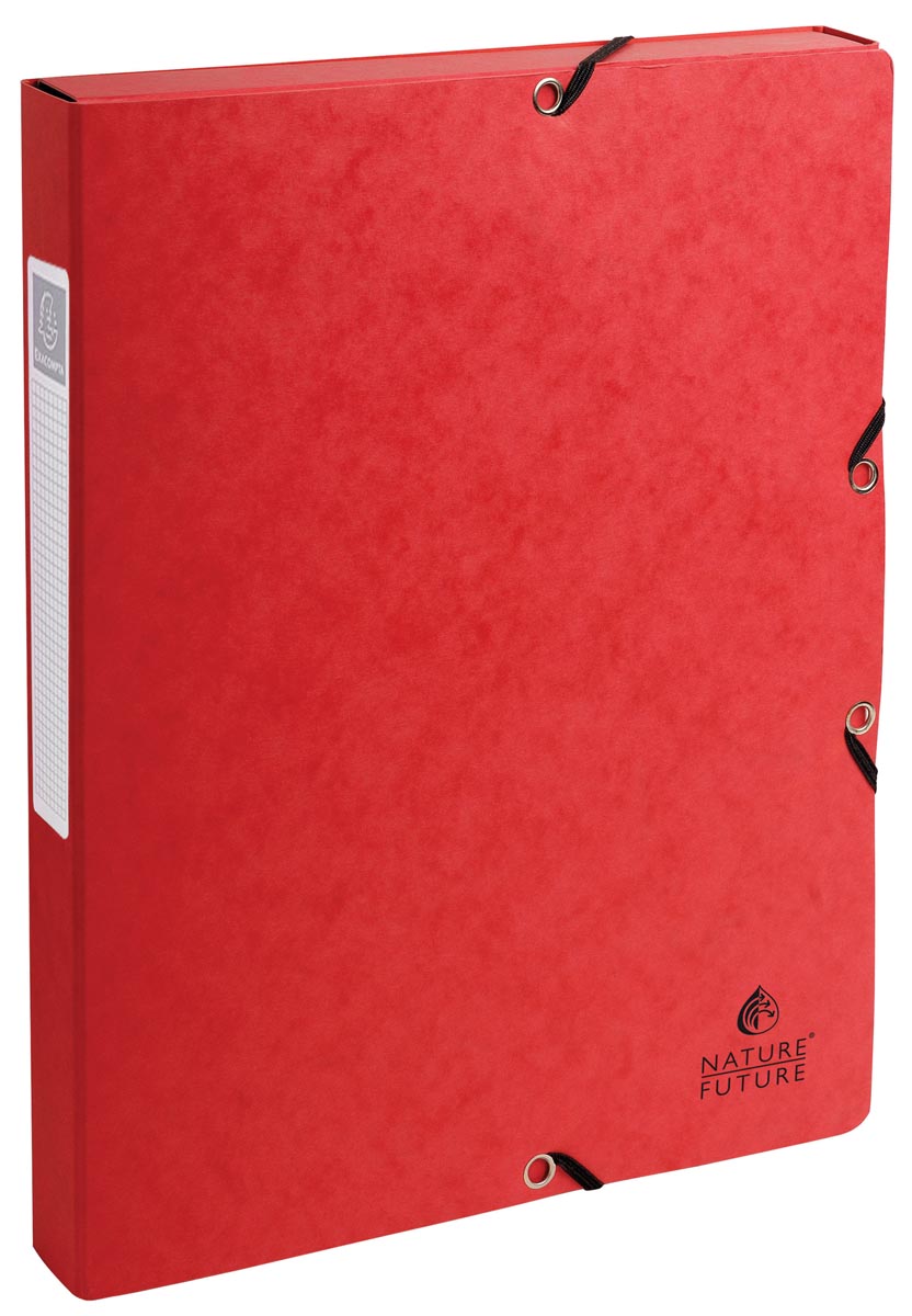 Exacompta elastobox Exabox rood, rug van 2,5 cm afbeelding