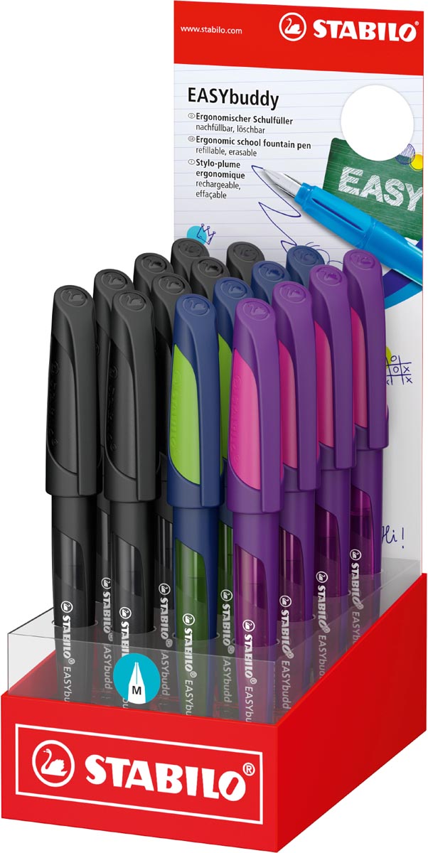 STABILO EASYBuddy vulpen Twilight Edition, display van 16 stuks afbeelding