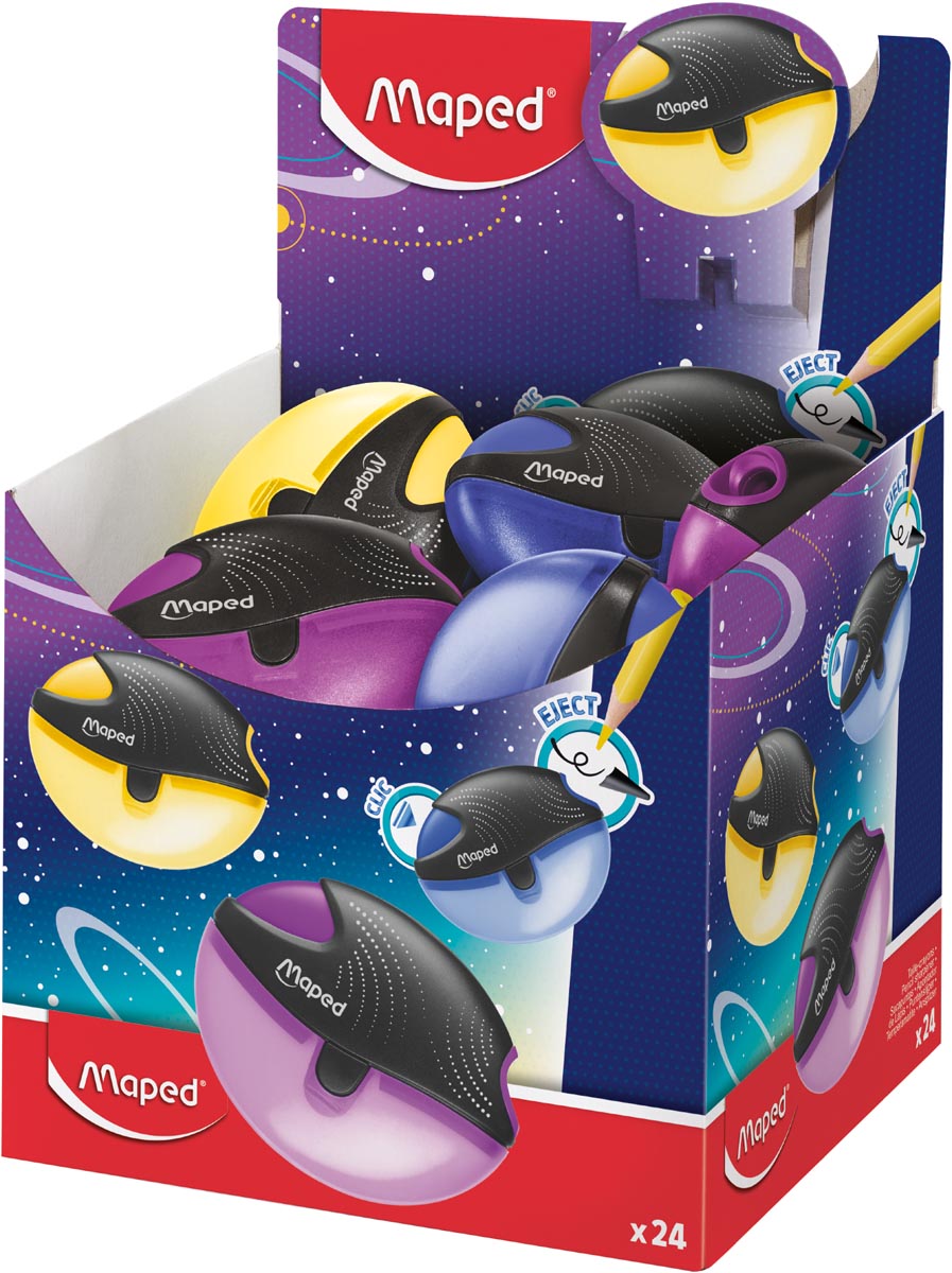 Maped Potloodslijper Galactic doos van 24 stuks afbeelding