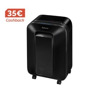 Fellowes Microshred papiervernietiger LX201, zwart afbeelding