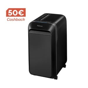 Fellowes Microshred papiervernietiger LX221, zwart afbeelding