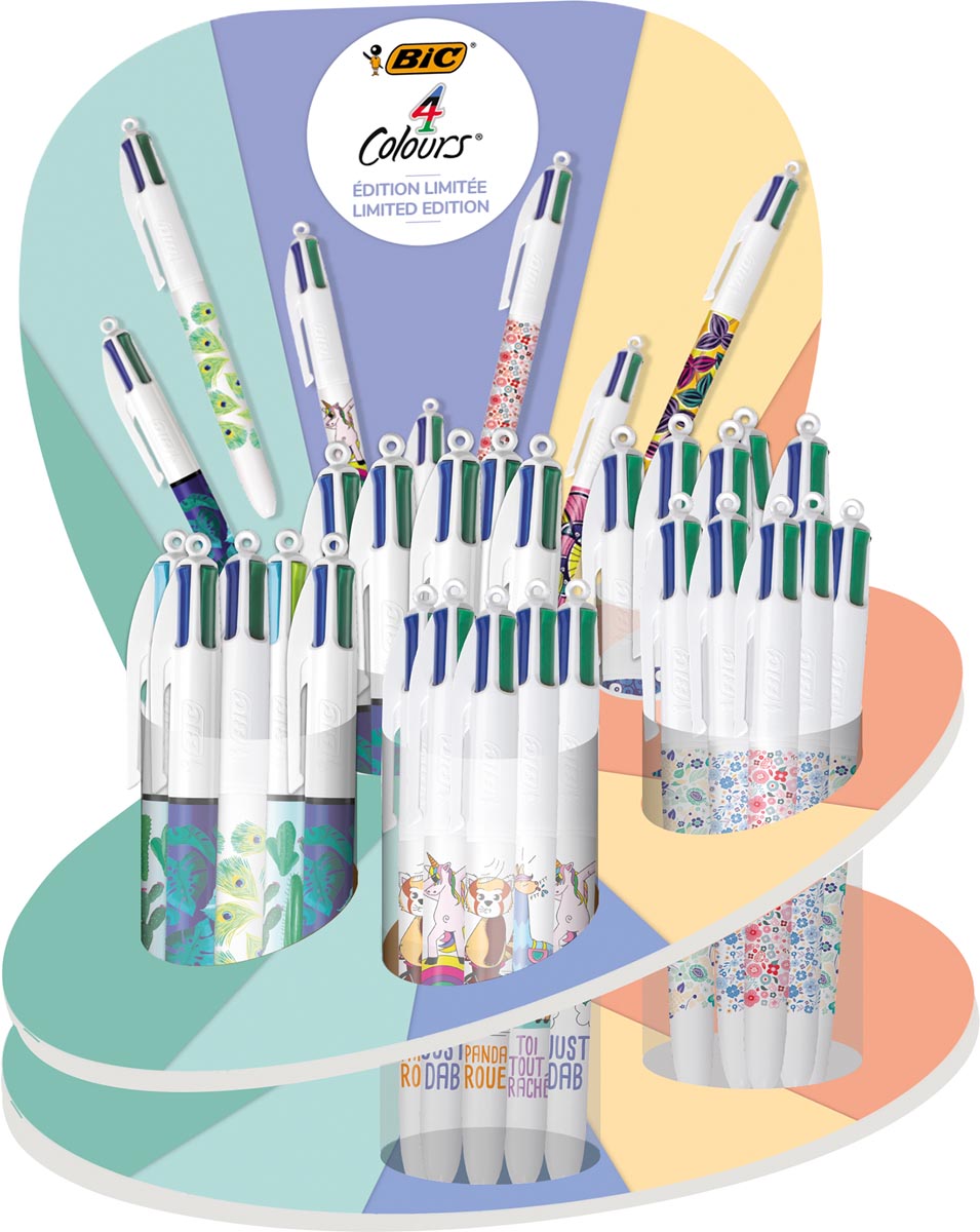 Bic 4 Colours Saturn, lege display Bic 4 Colours Saturn, lege display
