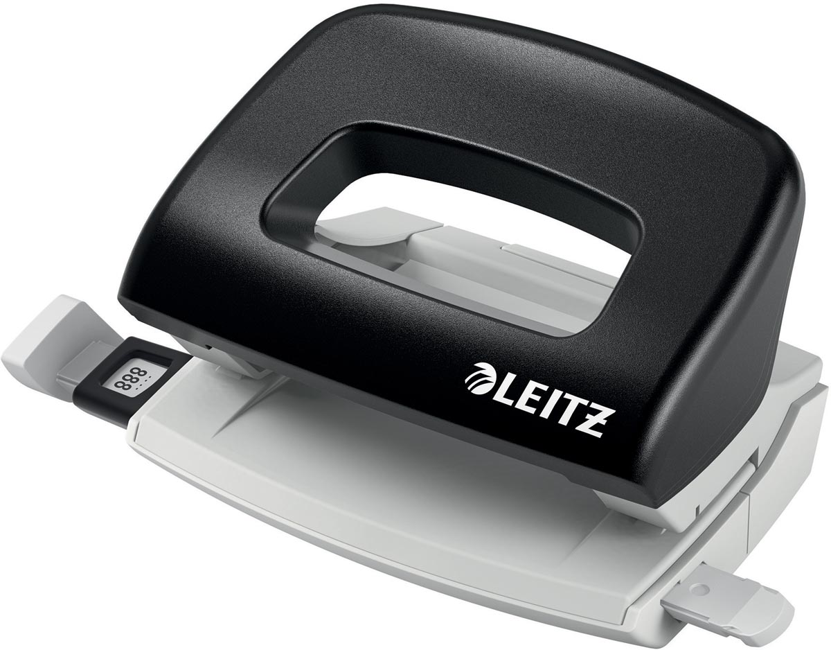 Leitz NeXXt mobiele perforator, 10 blad, zwart afbeelding
