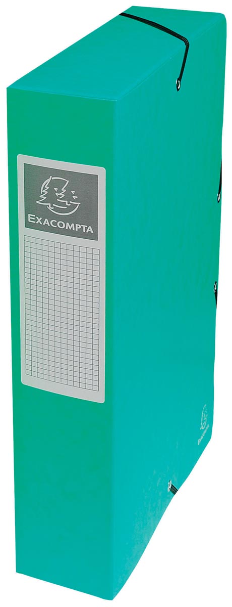 Exacompta elastobox Exabox groen, rug van 6 cm afbeelding