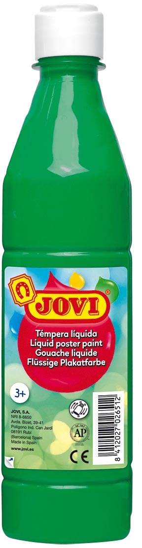 Jovi plakkaatverf, fles van 500 ml, lichtgroen
