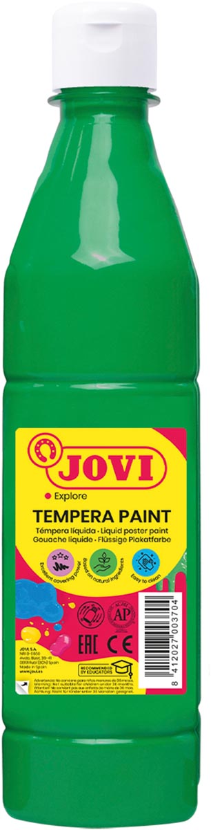 Jovi plakkaatverf, fles van 500 ml, lichtgroen Jovi plakkaatverf, fles van 500 ml, lichtgroen