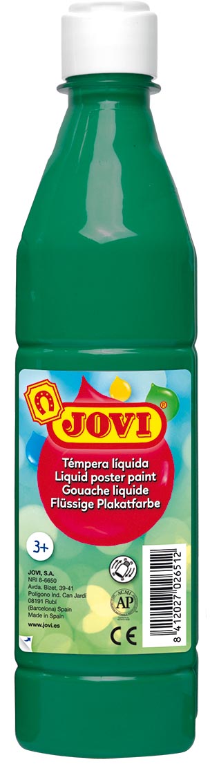 Jovi plakkaatverf, fles van 500 ml, donkergroen