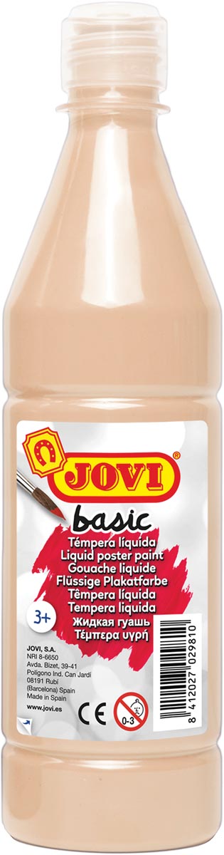 Jovi plakkaatverf, fles van 500 ml, vleeskleur