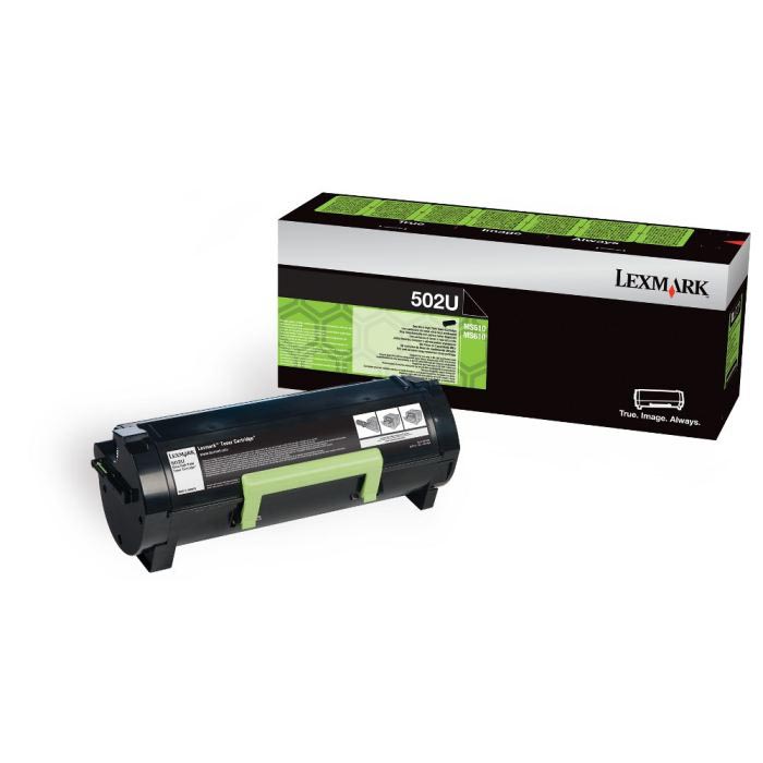 Lexmark Toner Kit zwart return program 502U - 20000 pagina's - 50F2U00
