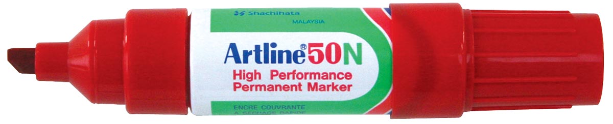 Permanent marker Artline 50N rood afbeelding