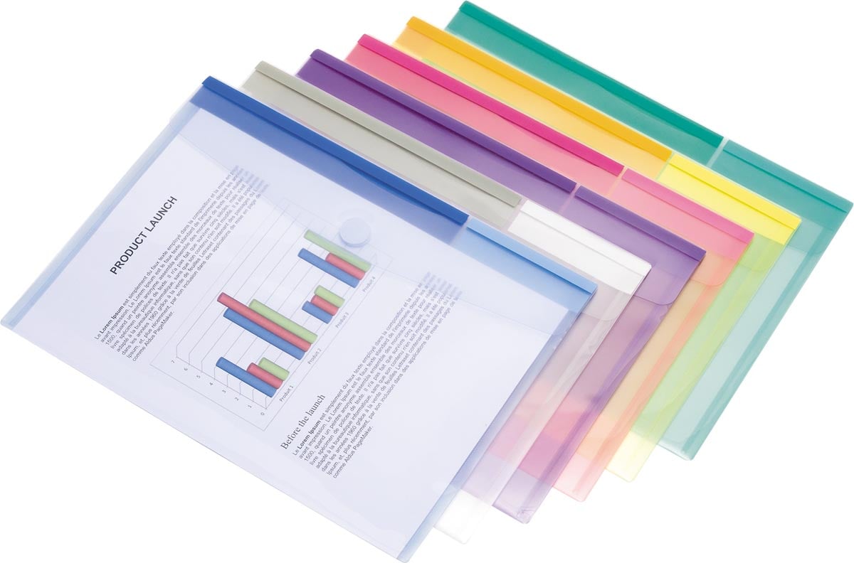 Tarifold documentenmap Collection Color voor ft A4 (316 x 240 mm), pak van 12 stuks afbeelding