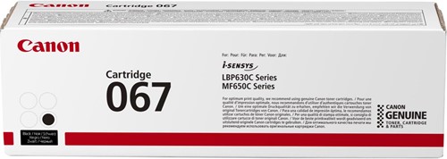 Canon toner 067, 1.350 pagina's, OEM 5102C002, zwart