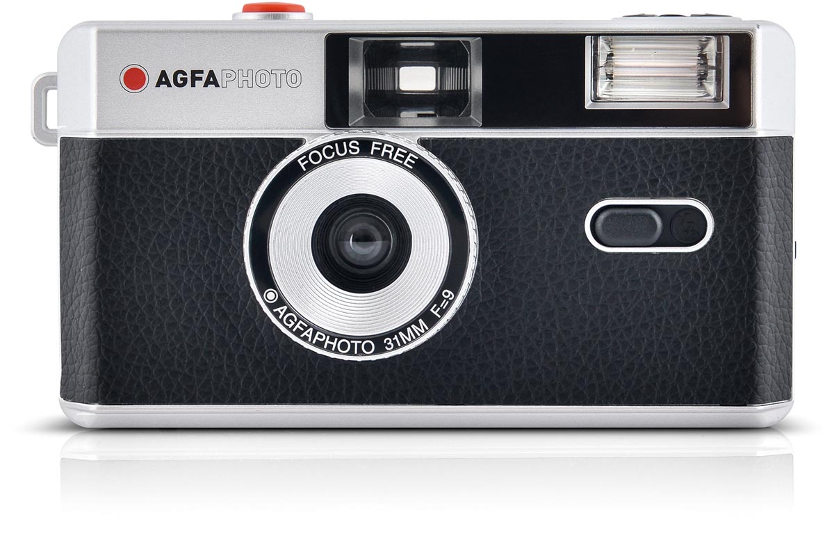 AgfaPhoto retro analoog fototoestel, 35mm, zwart AgfaPhoto retro analoog fototoestel, 35mm, zwart