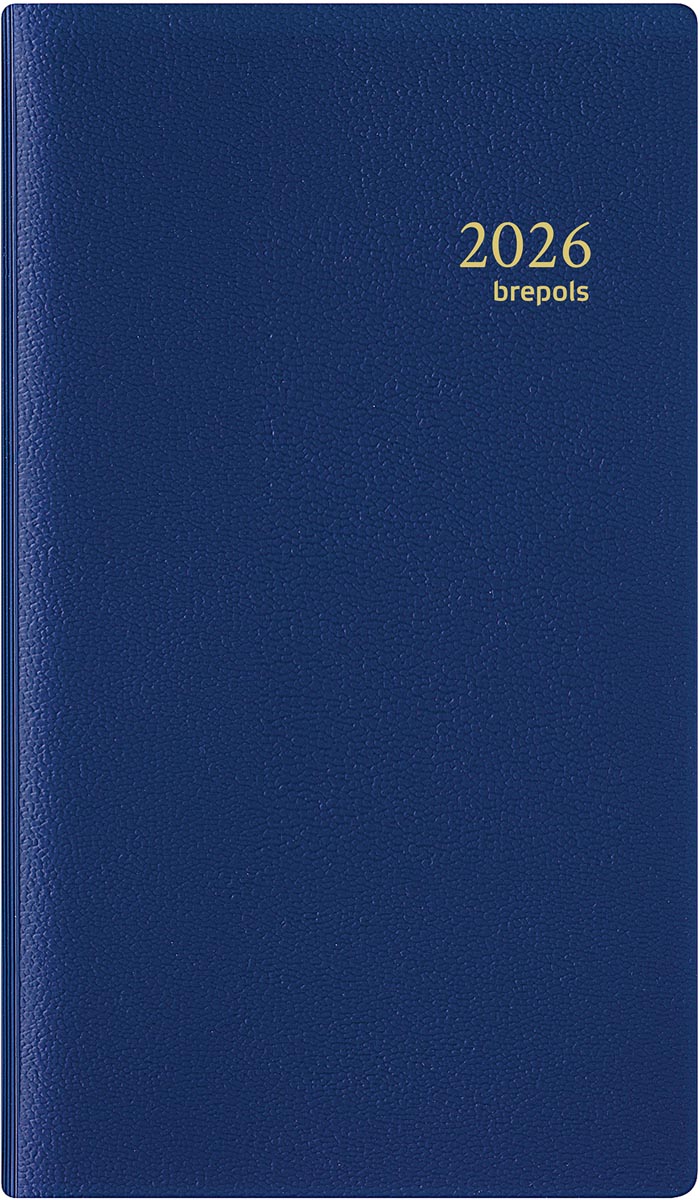 Brepols agenda Interplan Genova 6-talig, blauw, 2026