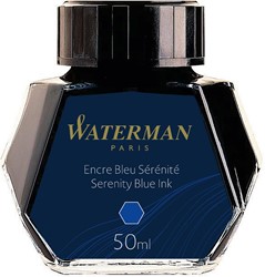 Waterman vulpeninkt 50 ml blauw (Serenity)