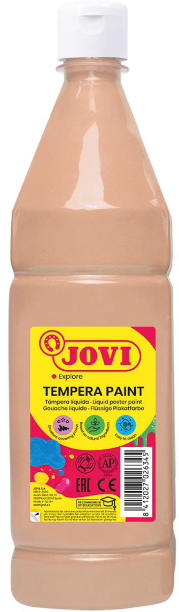 Jovi plakkaatverf, fles van 1000 ml, vleeskleur afbeelding