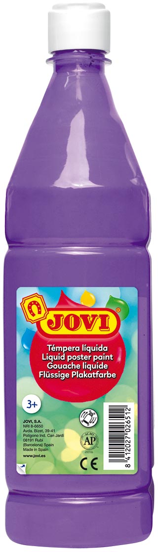 Jovi plakkaatverf, fles van 1000 ml, violet
